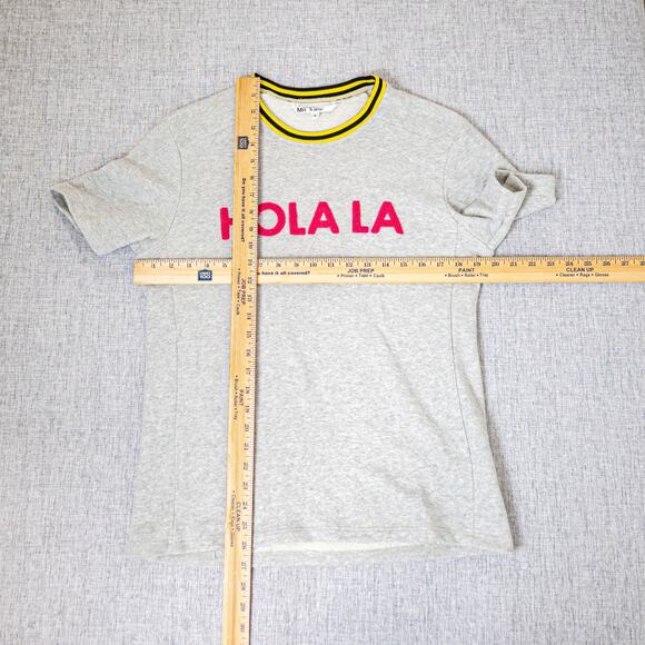 MR TURK Men's Small HOLA LA Terry T-Shirt Heather gray - Picture 7 of 7